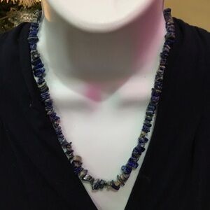 Elegant Blue Beaded Necklace